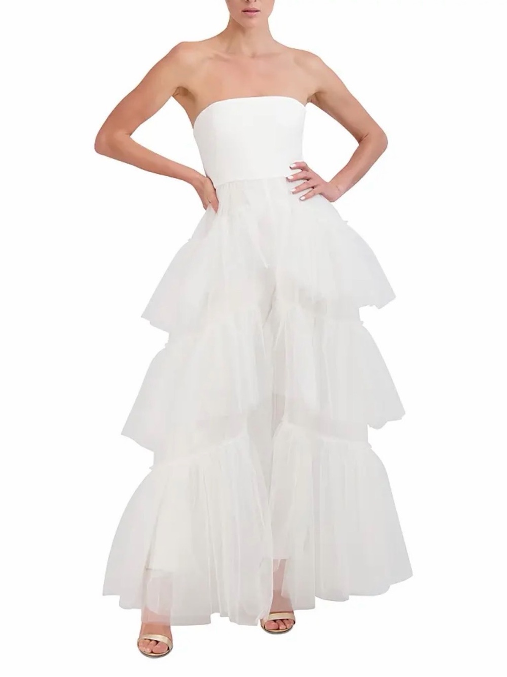 BCBG Max Azria Ruffle Pantsuit